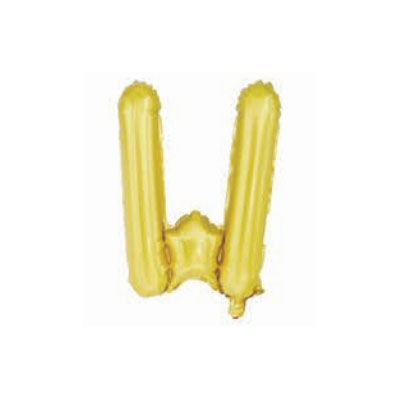 Letter And Number Series-Letter and number foil balloon AmericanSmallLetterW