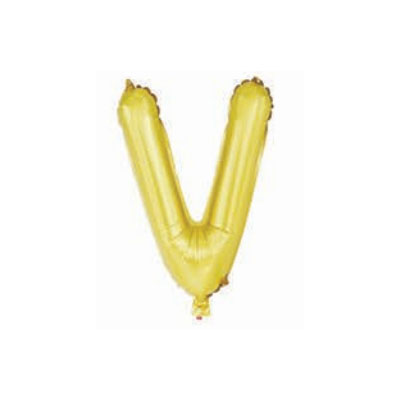 Letter And Number Series-Letter and number foil balloon AmericanSmallLetterV